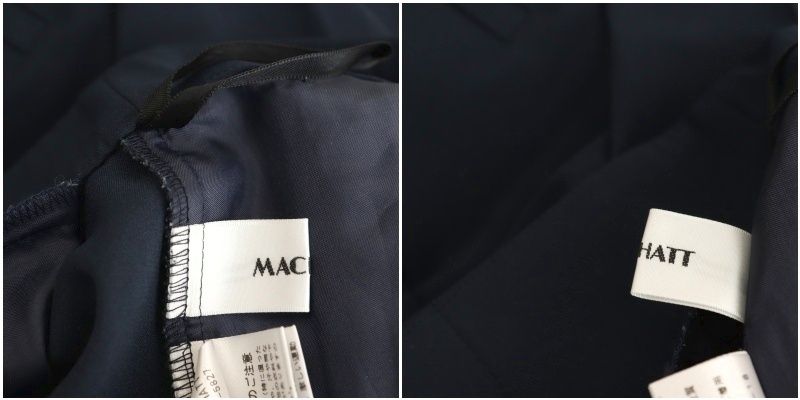 MACHATT タックワイドパンツ 38 MACHATT タックワイドパンツ 38