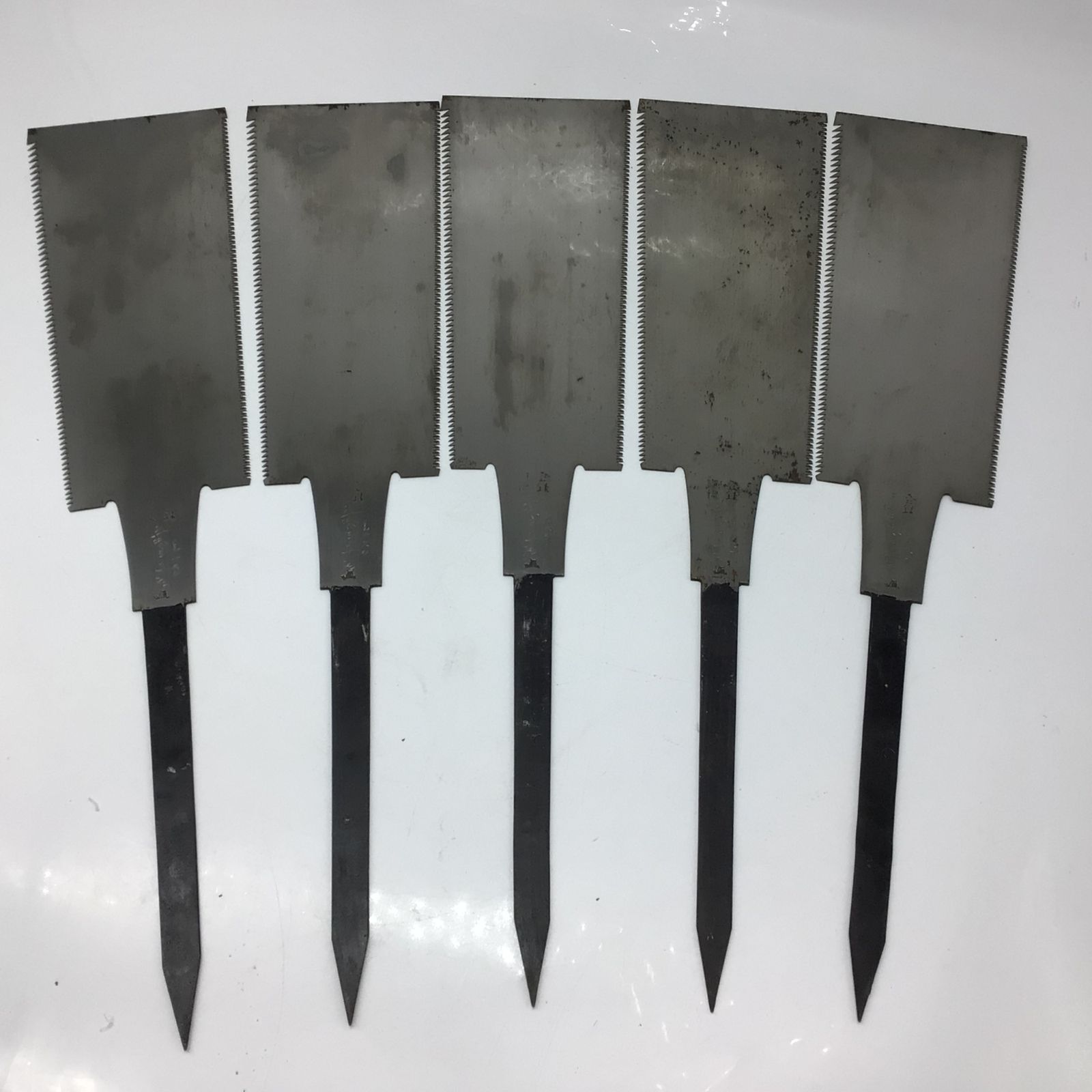 11431 五味伊平 両刃鋸 替刃 セット 木工用 大工道具 伝統刃物 刃物工具 信州スワ 240 mm 約8寸