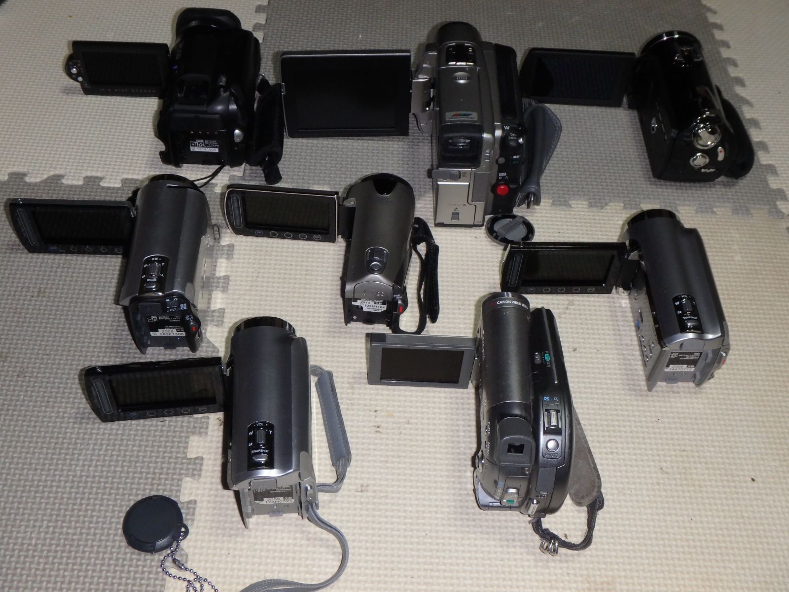  ビデオカメラ 8台 動作品 まとめ セット ビデオカメラ本体 ビデオカメラ