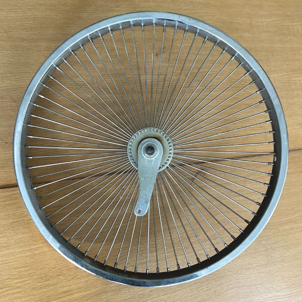 現品限り アウトレット 20インチ 72スポーク ホイール リア 後輪 コースターブレーキ付き クローム 自転車部品 ローチャリ ローライダー ビーチクルーザー カスタム