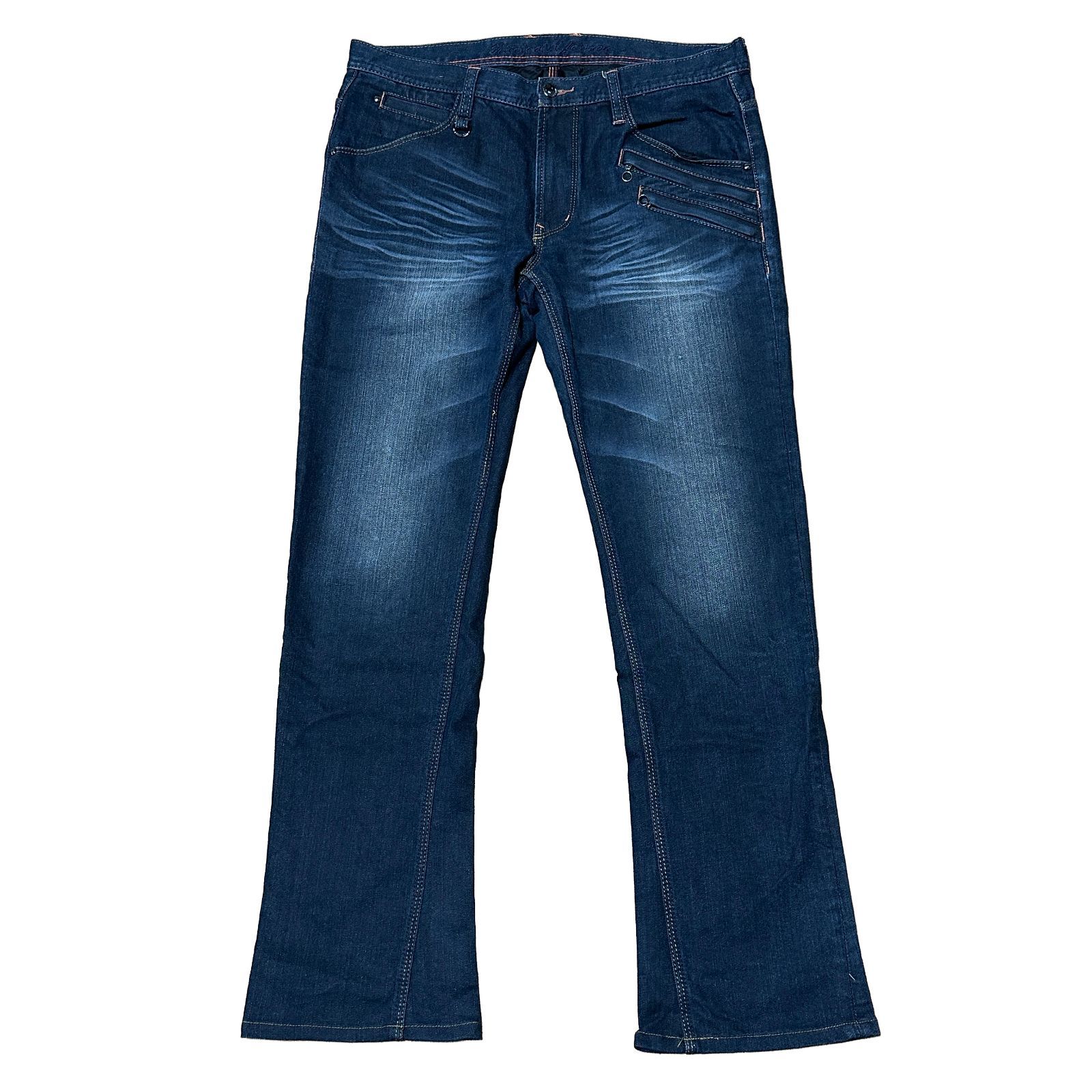 NICOLE CLUB FOR MEN ストレッチ ブーツカットデニム 濃紺 インディゴ 