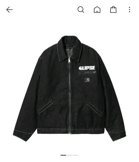 Carhartt WIP クリップス OG デトロイト ブラック ジャケット XL