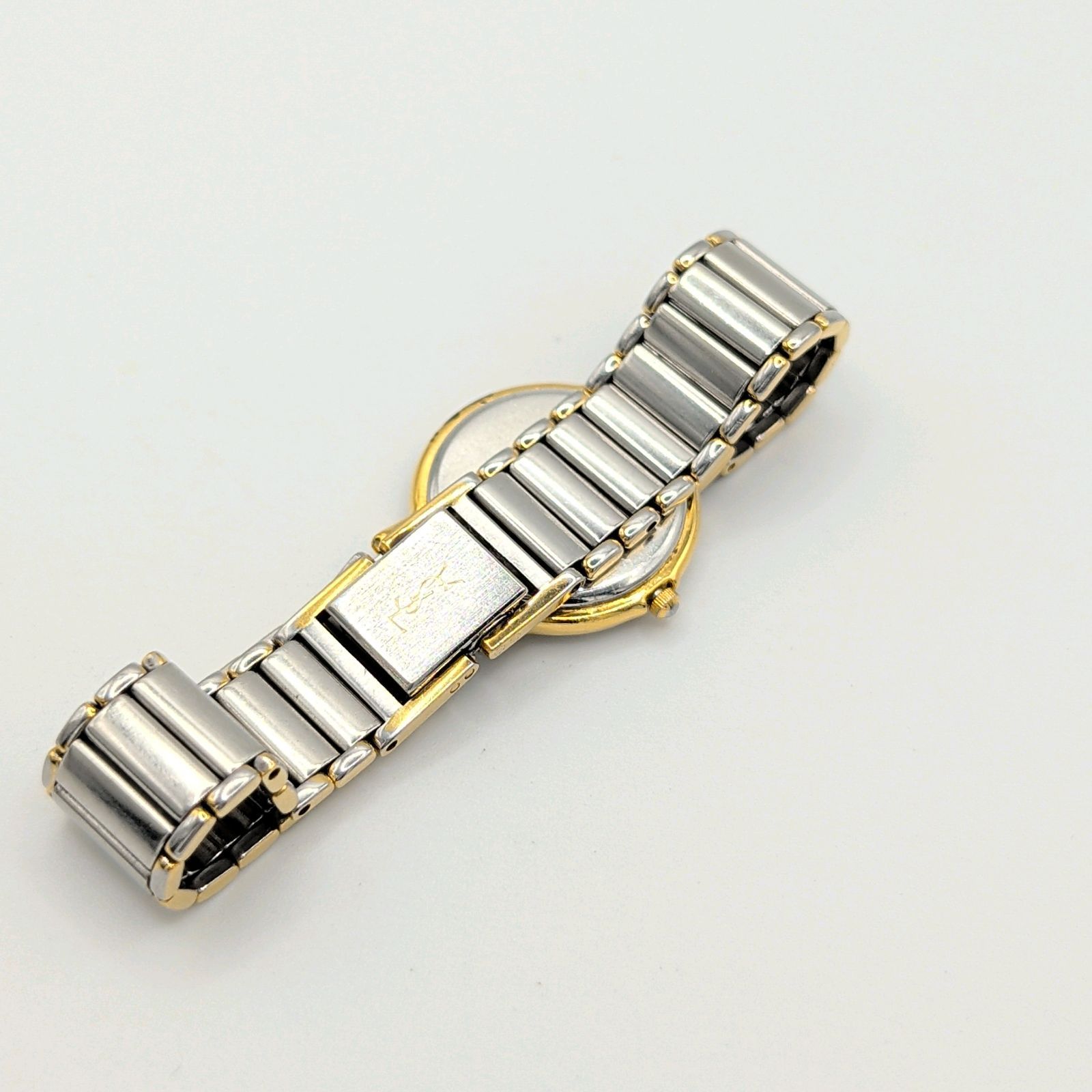 Yves Saint 卸売 Laurent 2200-228481 Watch quartz Gold Silver Combi