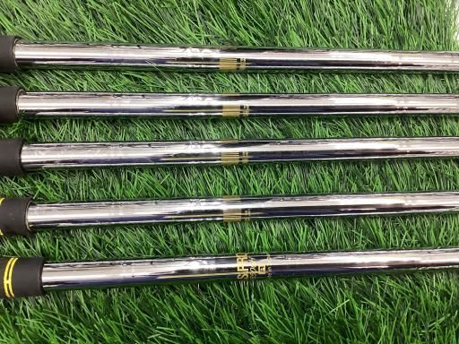 中古】 つるや AXEL ZX MM 7S アイアンセット IR 純正特注シャフト