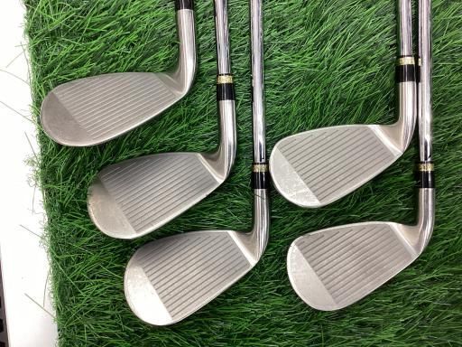 中古】 つるや AXEL ZX MM 7S アイアンセット IR 純正特注シャフト