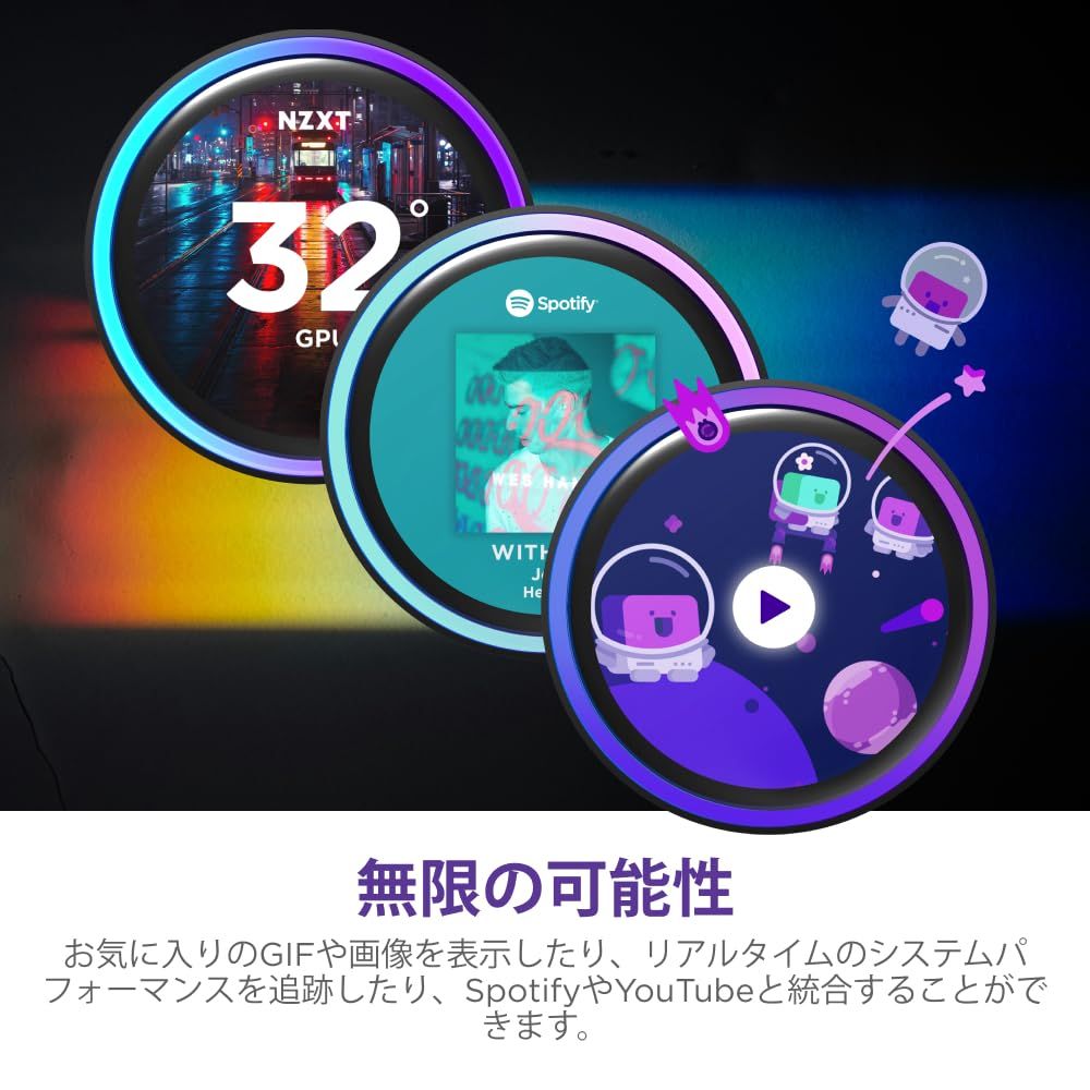  NZXT Kraken Elite 280 RGB v 2 Black 簡易水冷CPUクーラー RL KR 28 E B FN 2384 CPU PCパーツ