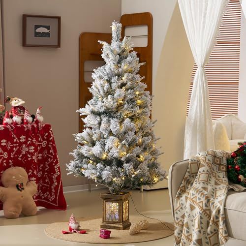 OSJ ツリー 北欧 おしゃれ LED キラキラ オリジナルポット豊富な枝数 簡単組立 クラシックタイプ 120 cm