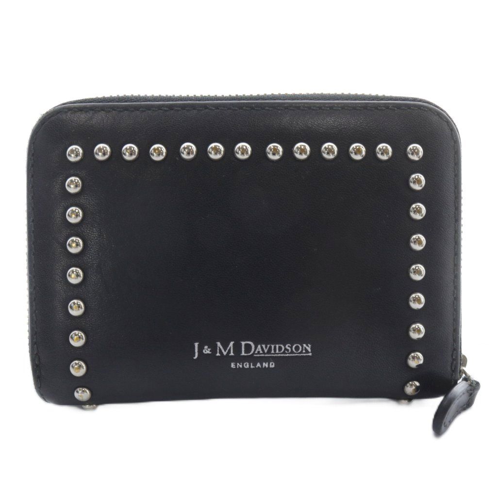 ジェイ&エムデヴィッドソン J&M Davidson 10131N SMALL ZIP PURSE WITH STUDS ウォレット コインケース
