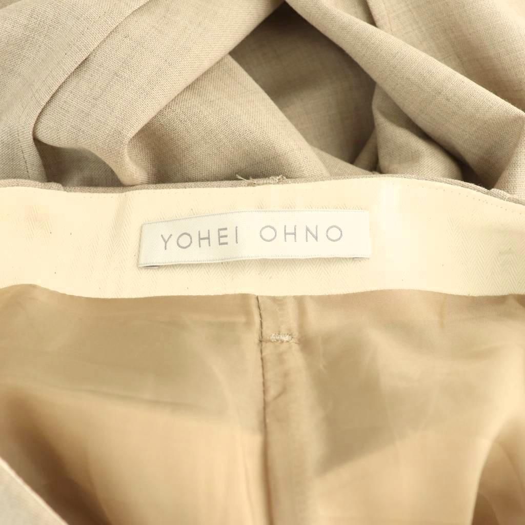 ヨウヘイオオノ YOHEI OHNO ウールフレアトラウザーパンツ 34