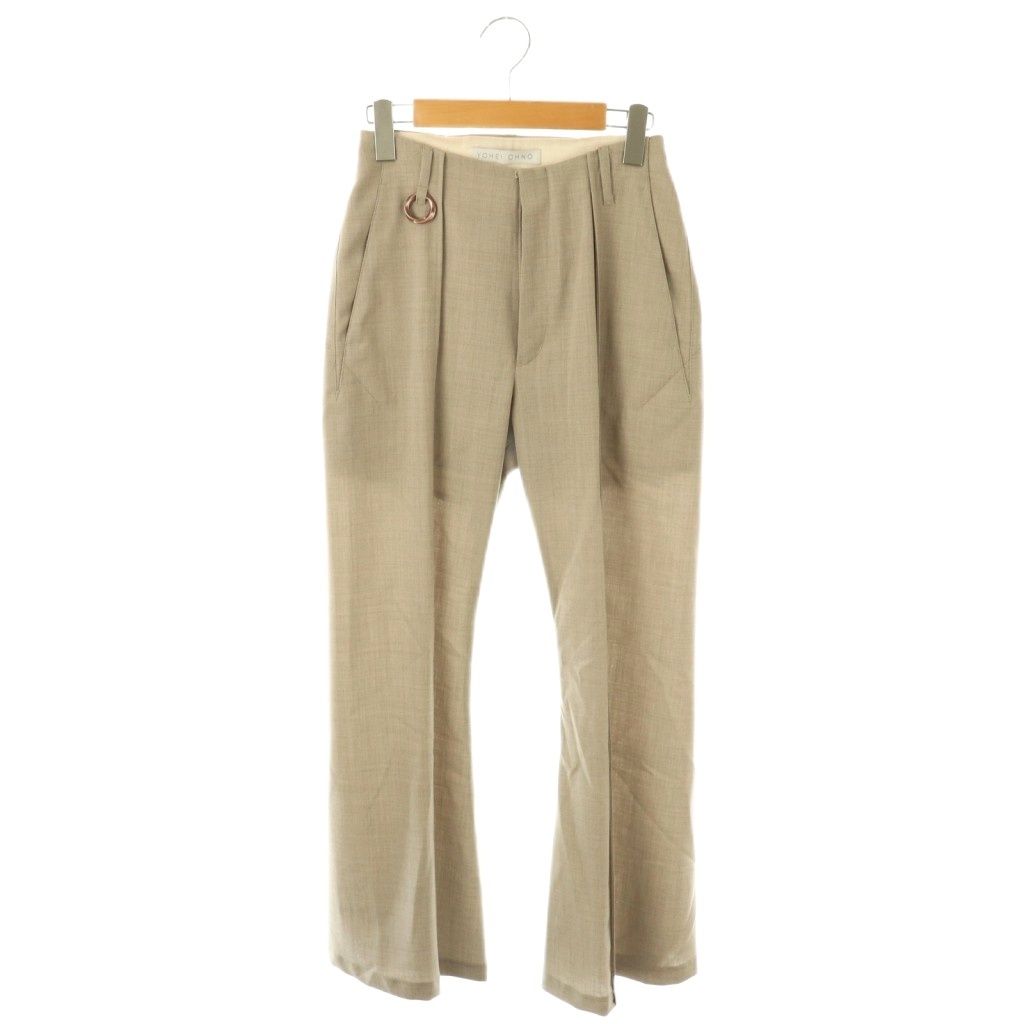 ヨウヘイオオノ YOHEI OHNO ウールフレアトラウザーパンツ 34