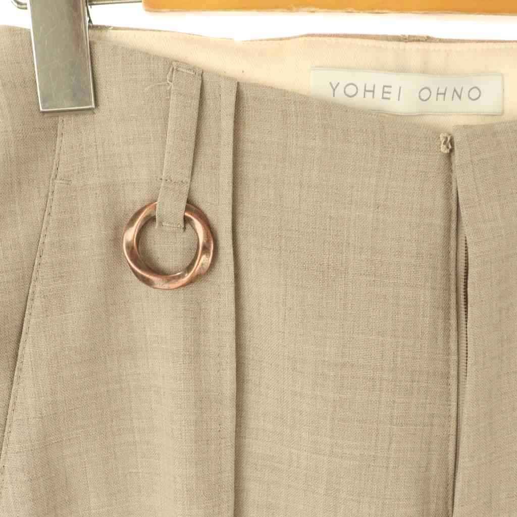 ヨウヘイオオノ YOHEI OHNO ウールフレアトラウザーパンツ 34