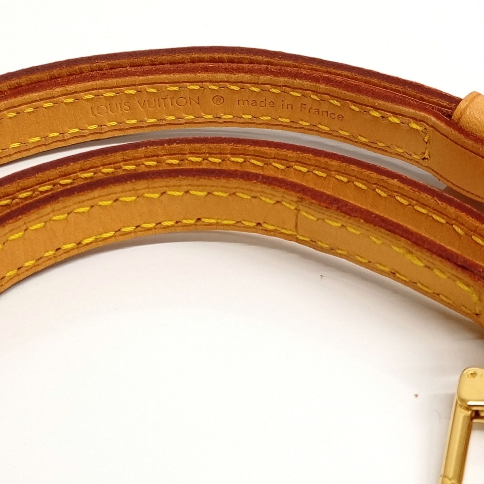  ルイヴィトン Louis Vuitton ヌメ革 ショルダーストラップ 1 2 98～115 cm 長さ調節可 JA 25664 その他 小物