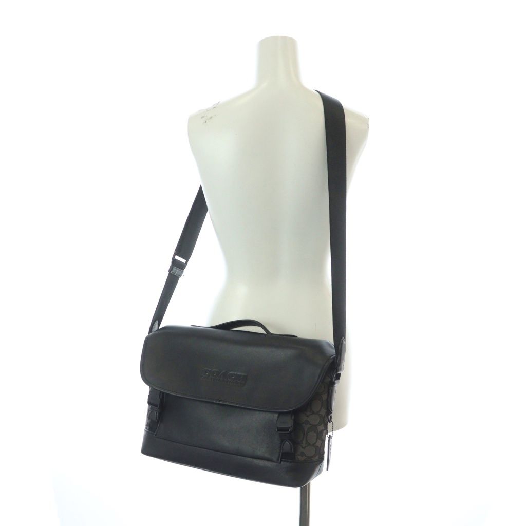 コーチ COACH リーグ バイク バッグ・シグネチャー ジャカード