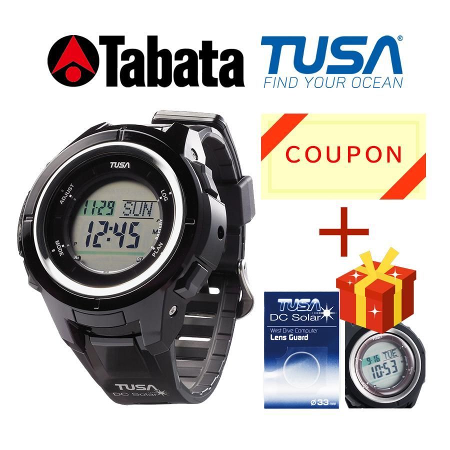 TUSA DC Solar IQ 1203 BKM ブラック ソーラー充電式ダイブコンピューター 時 割引クーポン適用可