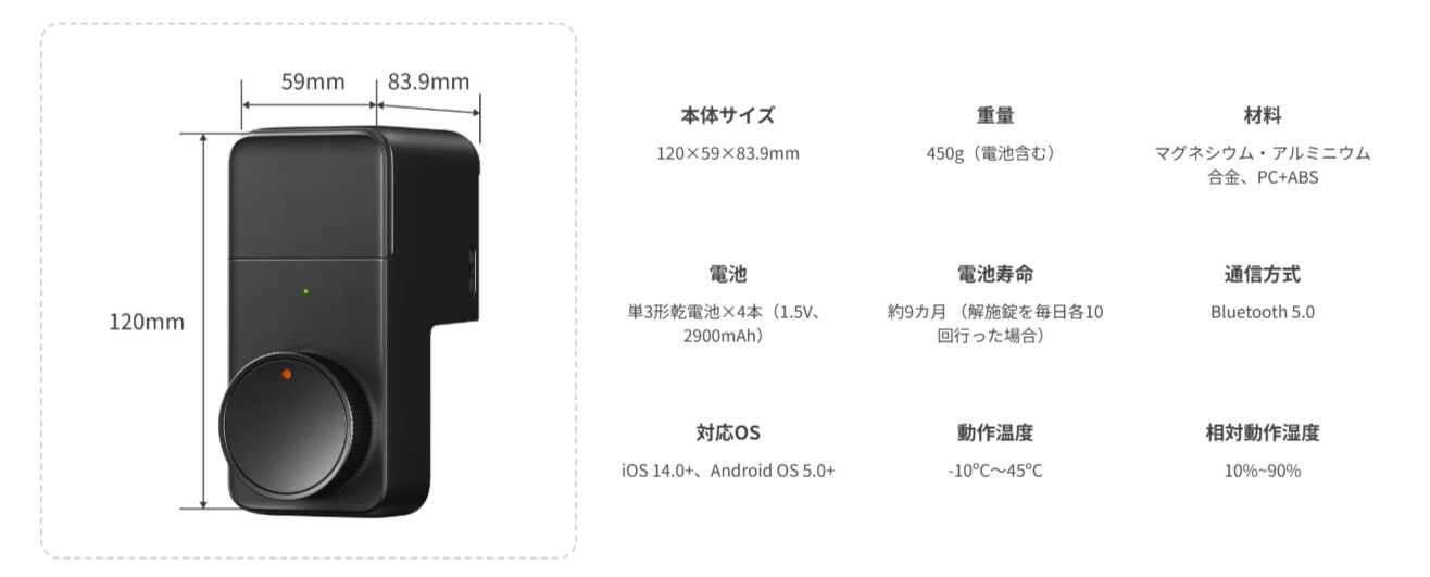 キーパッドタッチ 指紋認証パッドセット
