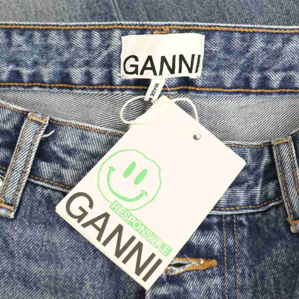 ガニー GANNI LOVY デニムパンツ ジーンズ ボランフライ コットン 28W