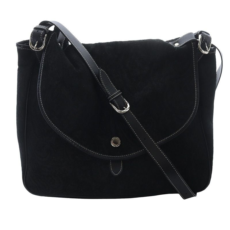 アヴァケーション A VACATION KIKI ジャガード ショルダーバッグ 黒