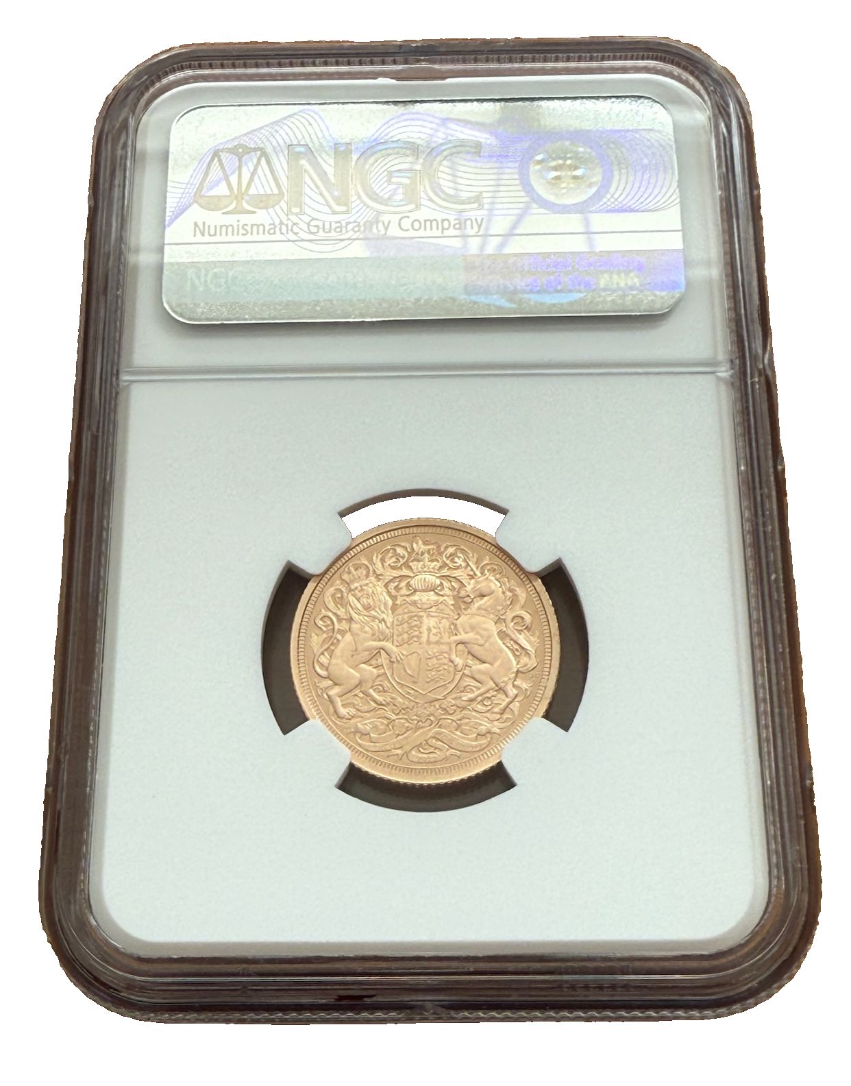 イギリス 2022年 ゴールド 1 ソブリン NGC PF70UC チャールズ3世 女王2