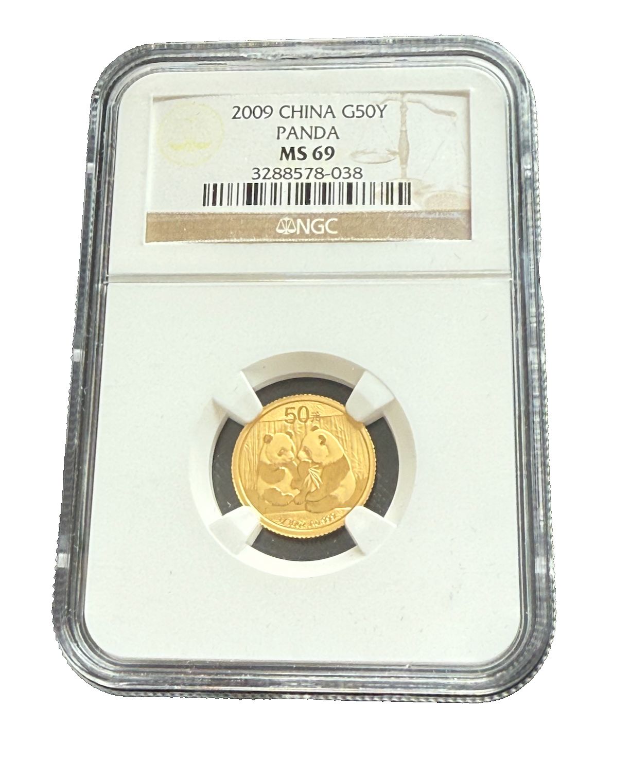 中国 2009年 金貨 1/10オンス 50元 NGC MS69 パンダ - メルカリ