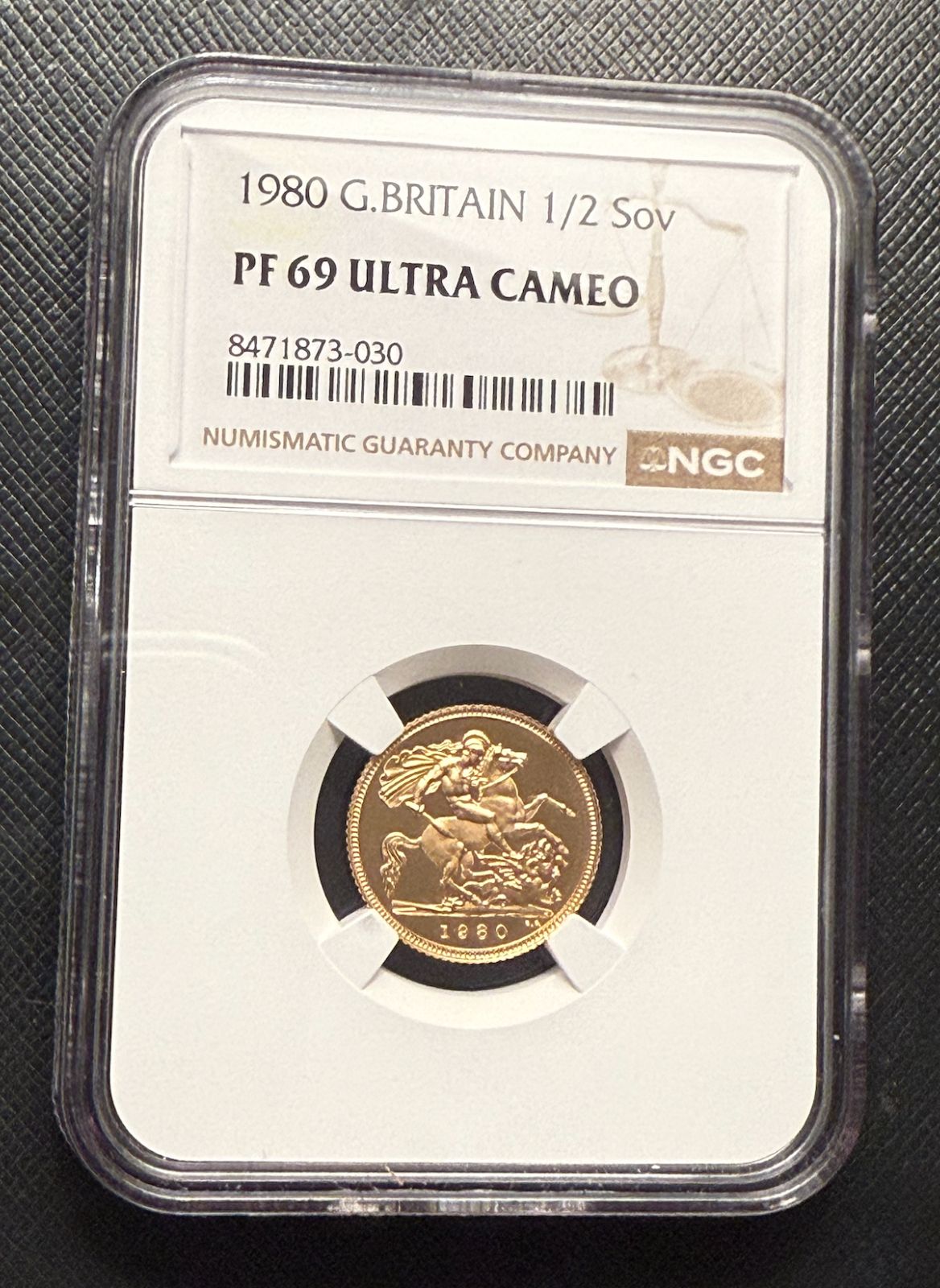 イギリス 1980年 金貨 1/2ソブリン NGC PF69UC - メルカリ