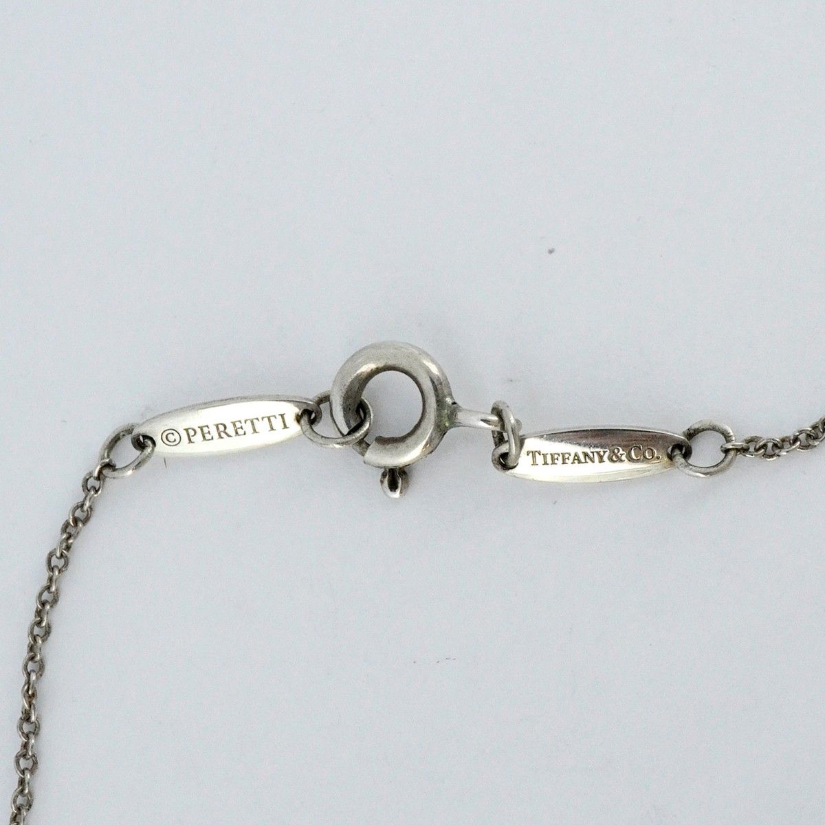 5job0775】ティファニー ネックレス ダブルオープンハート K18PG