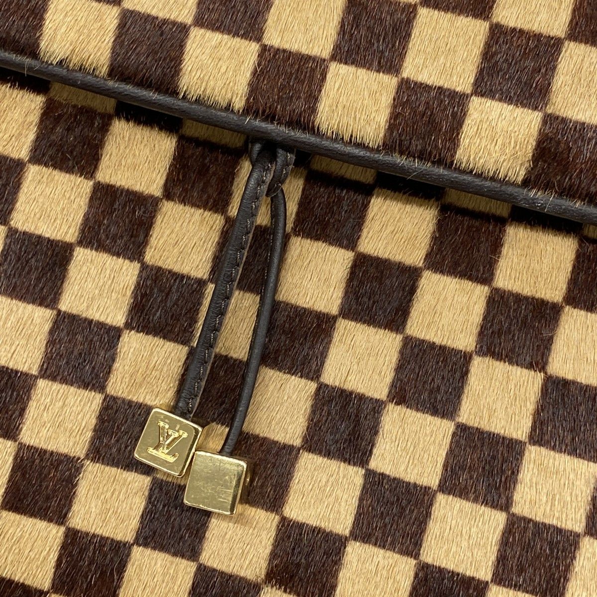 5pa0623】ルイヴィトン ハンドバッグ ダミエ・ソバージュ ライオン