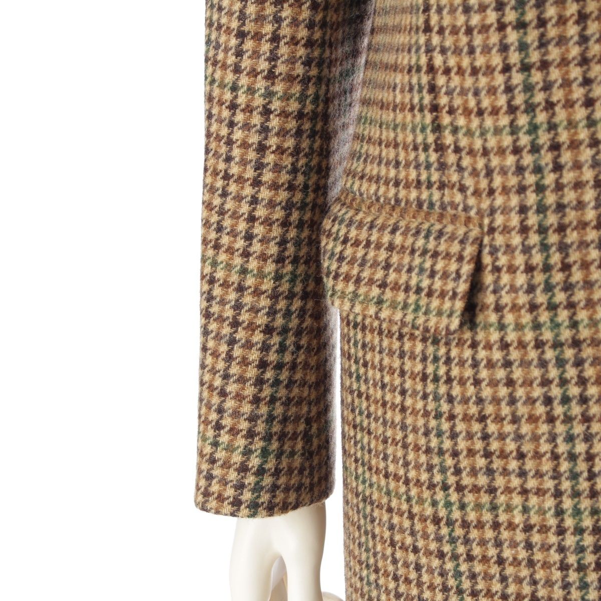 セリーヌ 19AW ウール チェック 2B テーラードジャケット 2V441223F