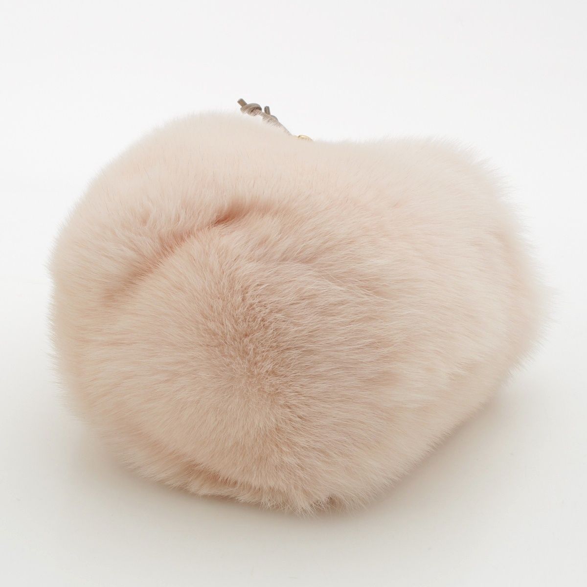 【美品】レア ラドロー フォックスファー トップハンドル ハンドバッグ ピンク 美品】レア ラドロー フォックスファー トップハンドル ハンドバッグ