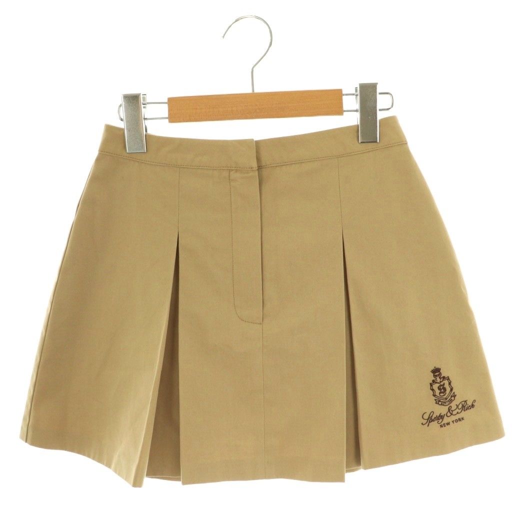 スポーティアンドリッチ Sporty & Rich VENDOME DOUBLE PLEAT SKIRT  