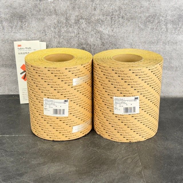 長期 3 M 滑り止めテープ ノンスリップ製品 2点セット スリーエム セーフティ ウォーク S-B 200 mm×18 黄色 515119