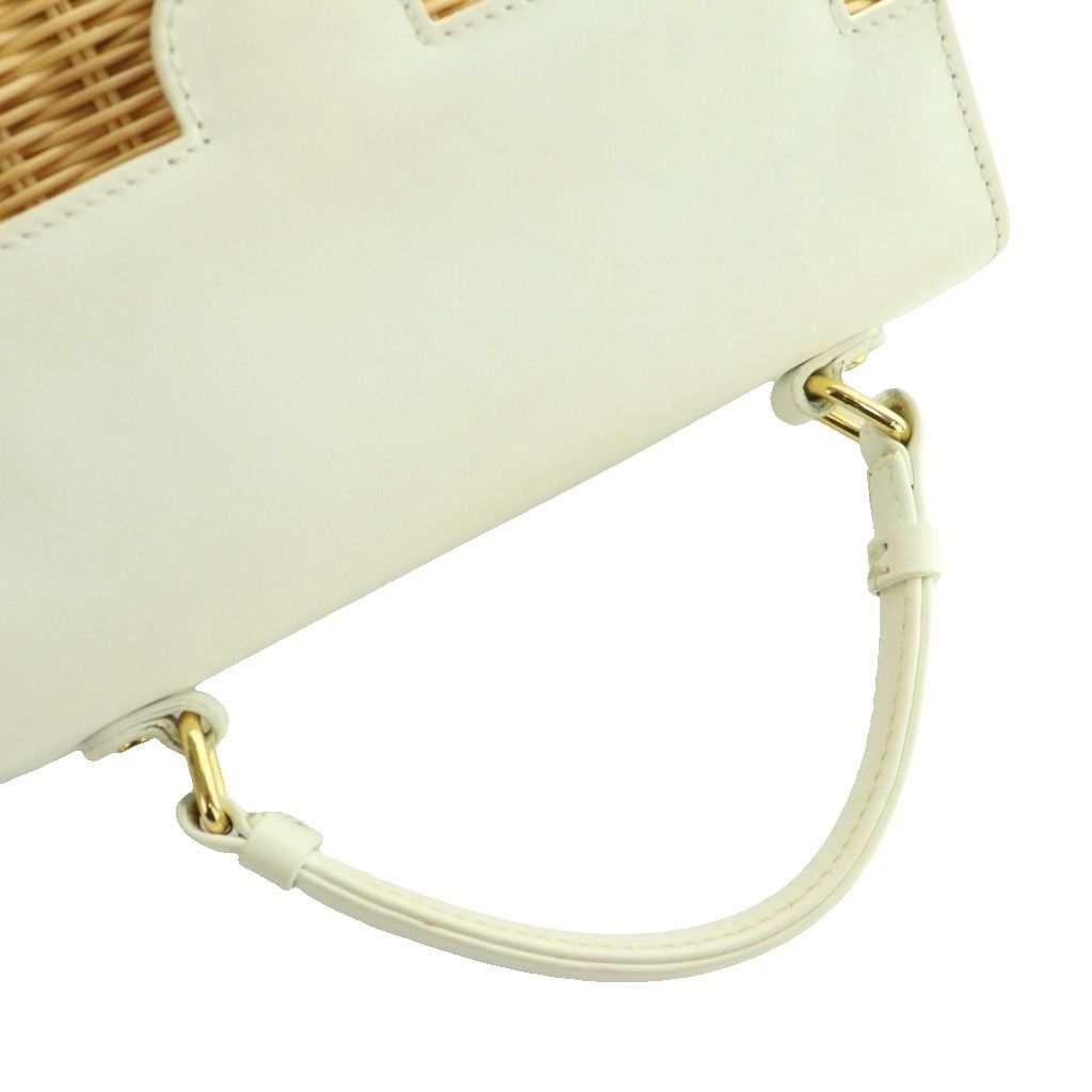 トマソカンドリア TOMMASO CANDRIA レザーフラップバスケット かご