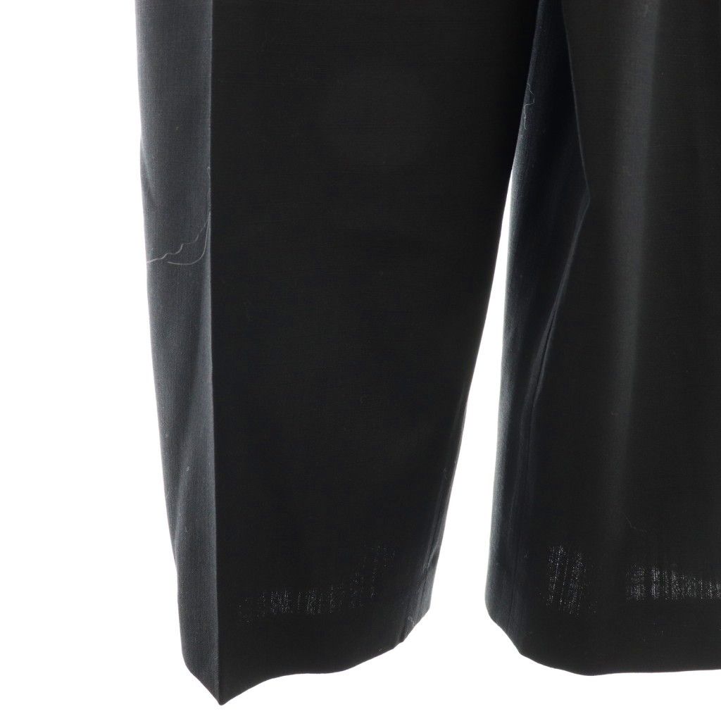 ドゥロワー Drawer 24SS スラブフレスコサロペット パンツ 38 ブラック