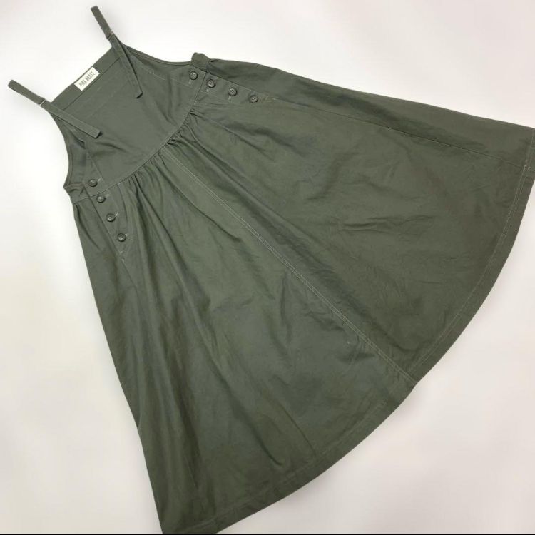 美品】ピンクハウス カーキ ジャンパースカート/2024年 春 - メルカリ