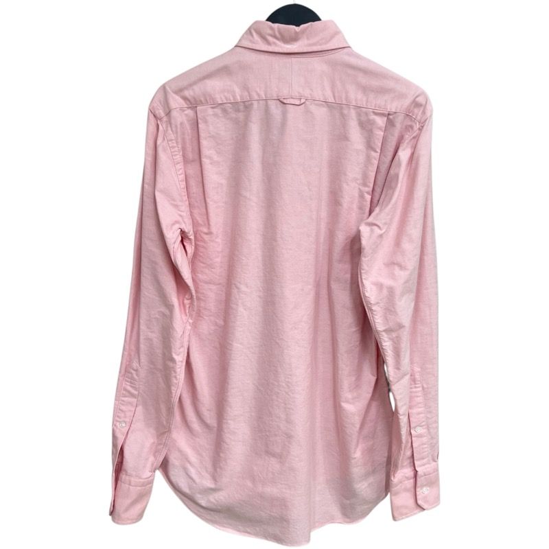 トムブラウン THOM BROWNE 長袖シャツ ピンク コットン メンズ 長袖T