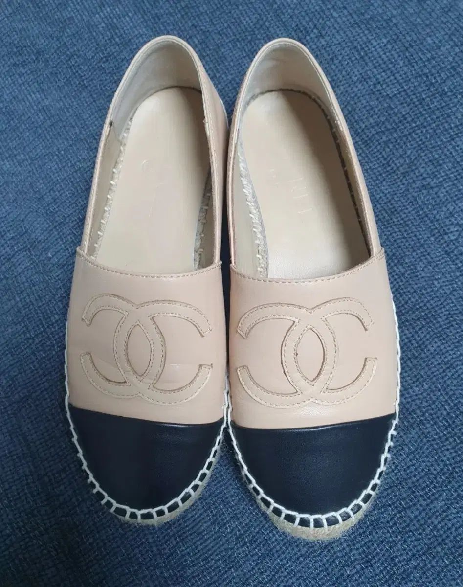 シャネル エスパドリーユ ベージュ 37