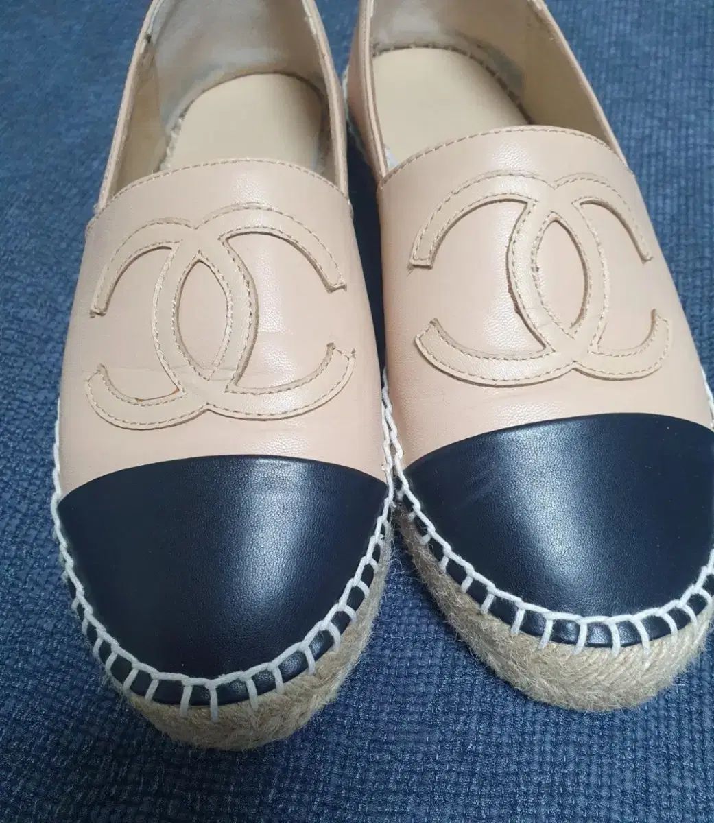 シャネル エスパドリーユ ベージュ 37