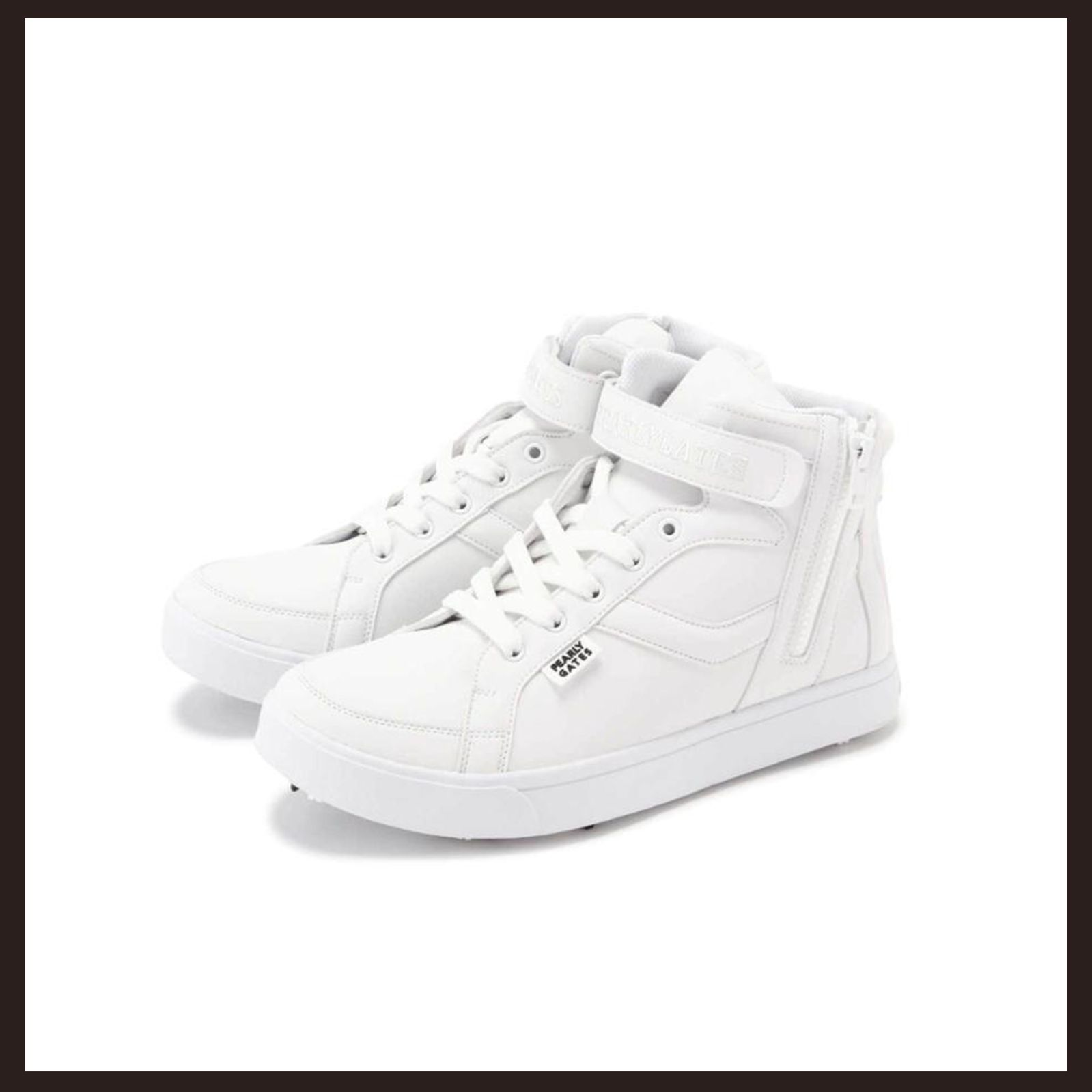 パーリーゲイツゴルフシューズ 【白と黒のコンビのハイカット】 パーリーゲイツゴルフシューズ 【白と黒のコンビのハイカット】 楽天