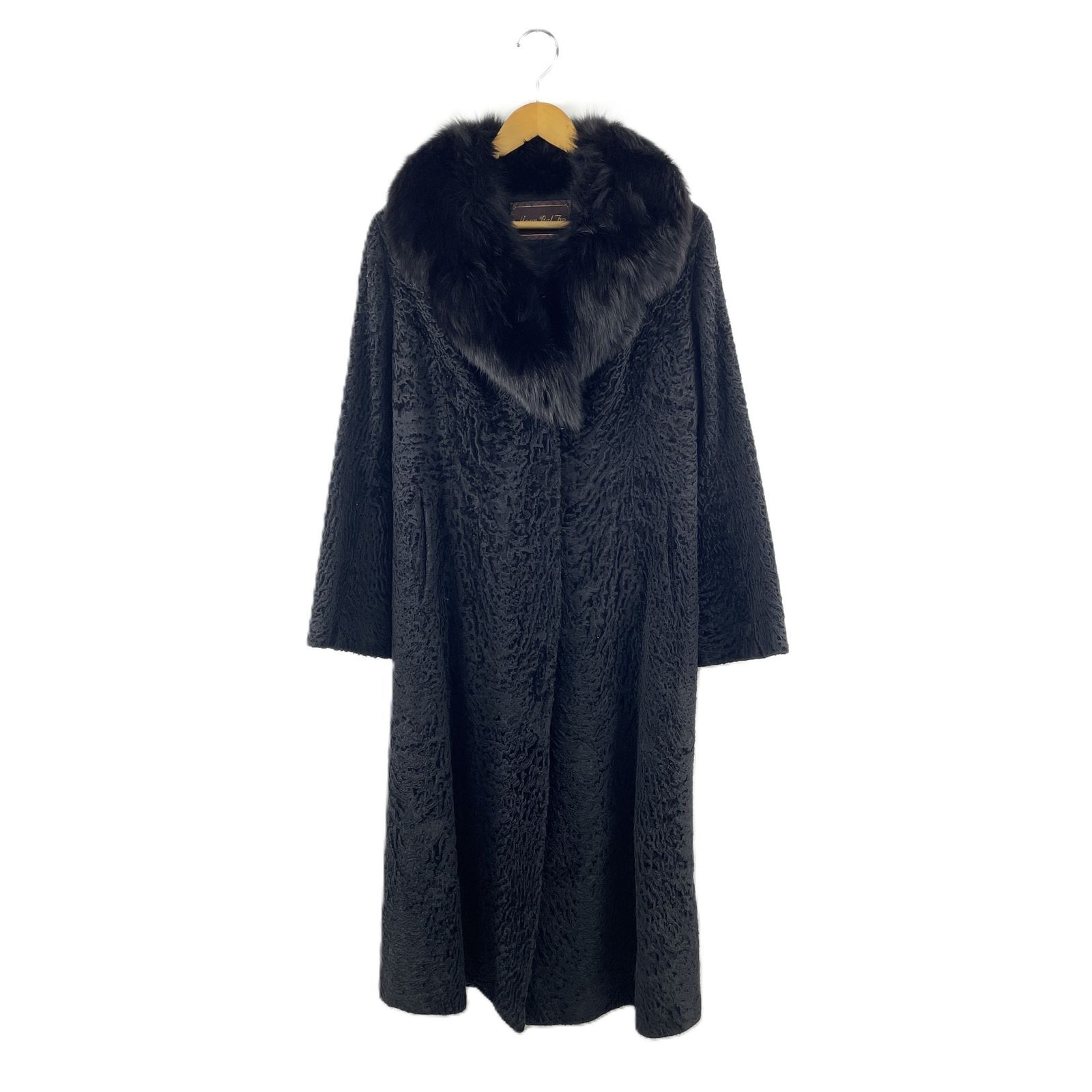 MOON BAT FUR ムーンバット ロングファーコート サイズ11 ブラック 