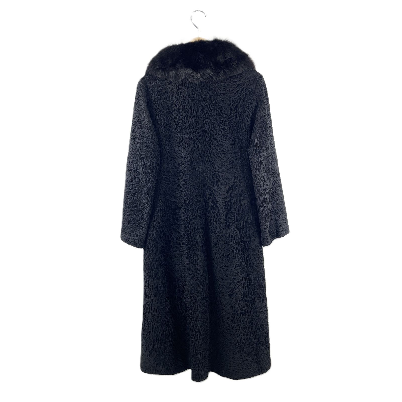 MOON BAT FUR ムーンバット ロングファーコート サイズ11 ブラック 