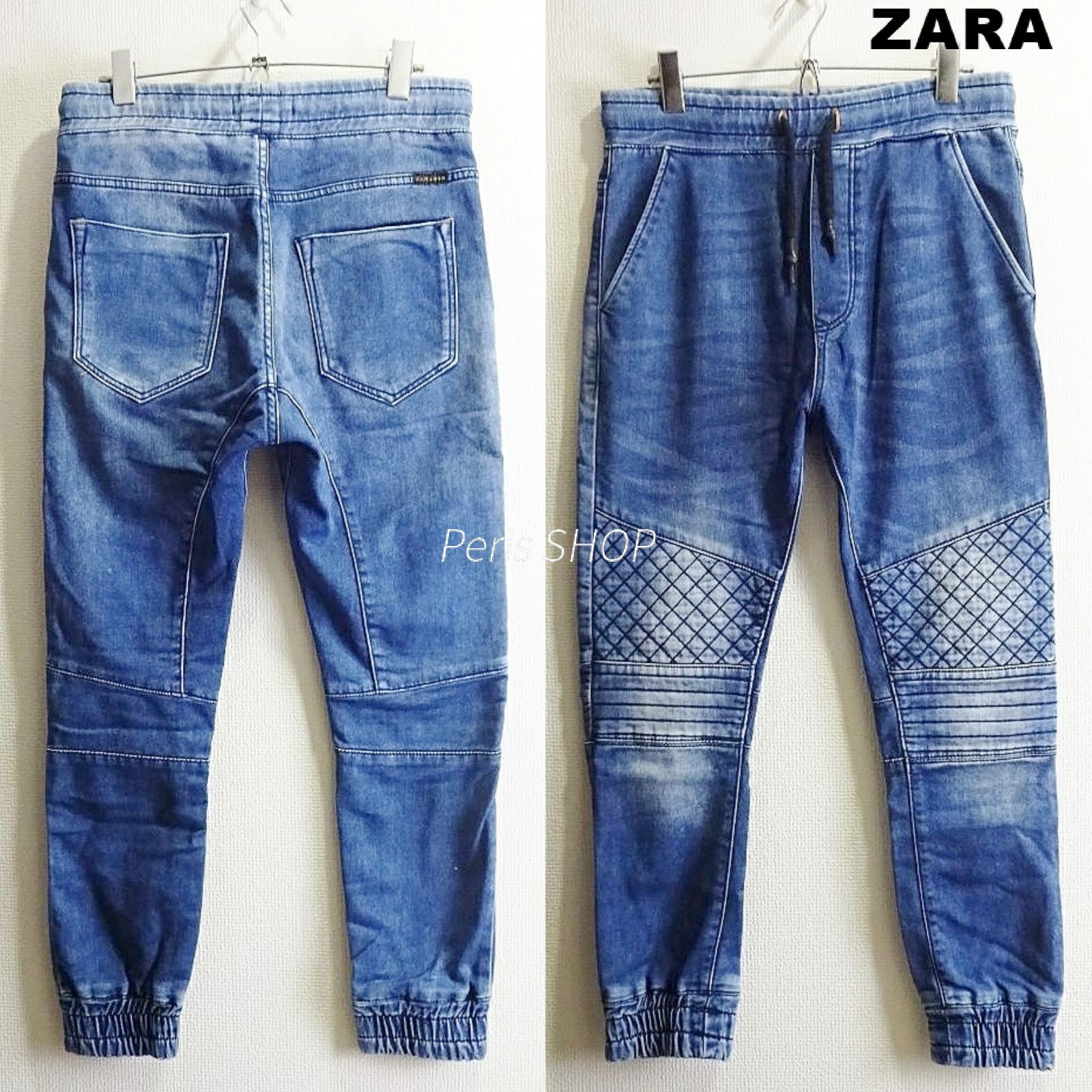ZARA MAN ザラ バイカー ジョガーデニムパンツ S/W30 メンズ 