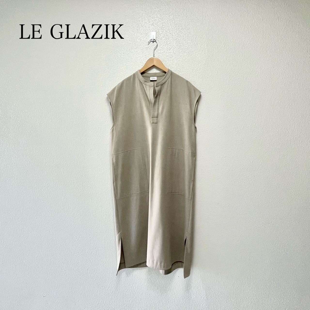 人気 品 2025AW LE GLAZIK ルグラジック ウールワンピース