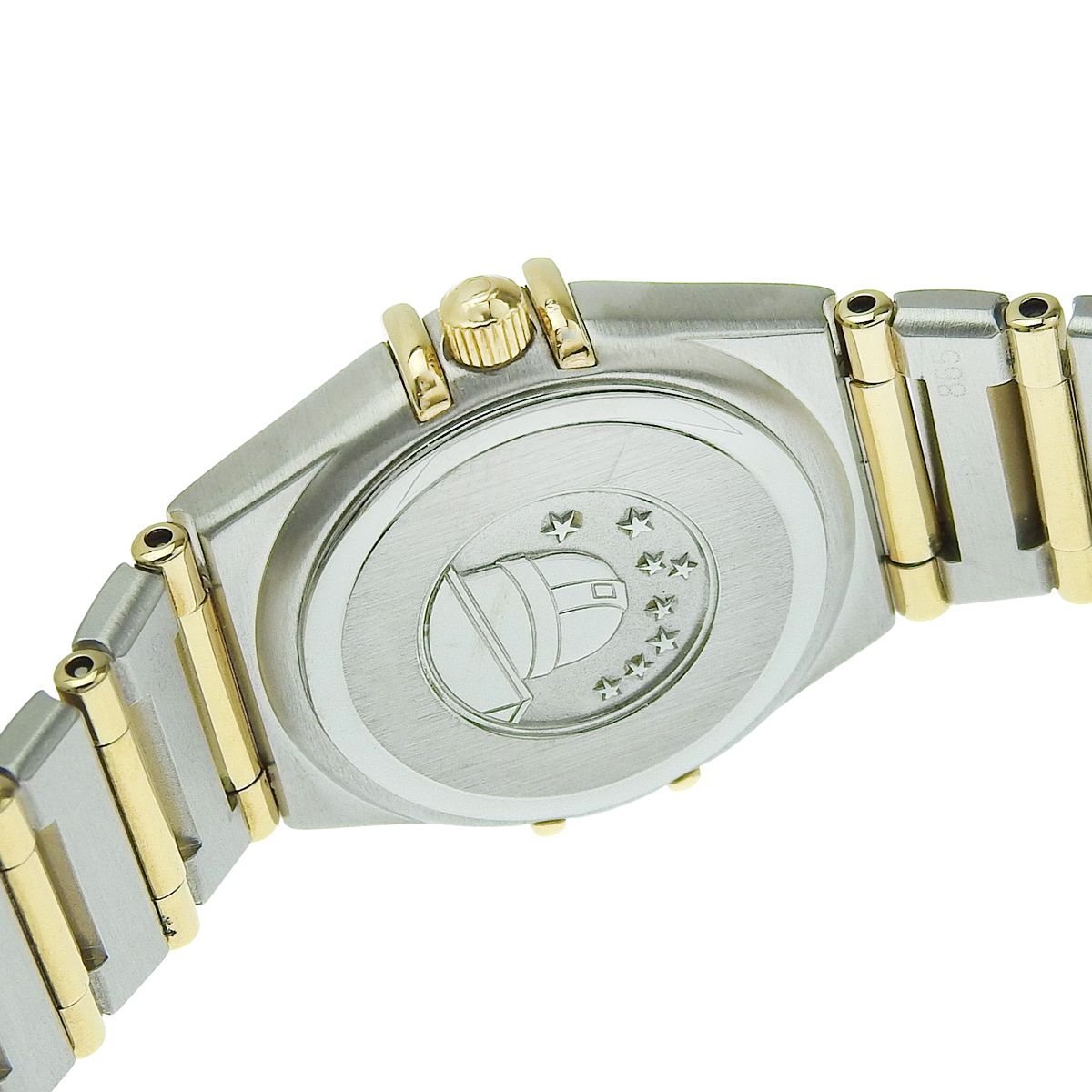  保証書付 オメガ コンステレーション ミニ 1262 1 K 18 YG SS ゴールド クオーツ レディース アラモード 腕時計(クォーツ) 腕時計(アナログ)