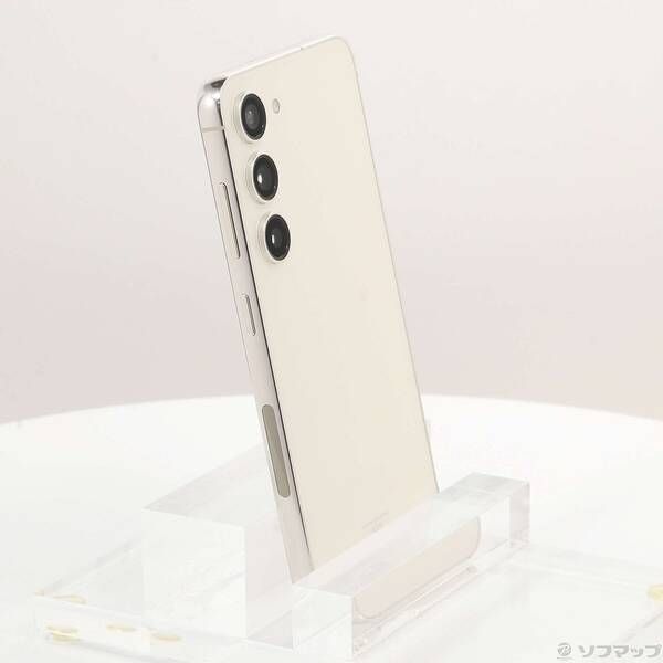 中古品〕 Galaxy S23 256GB クリーム SCG19 au SIMフリー【295