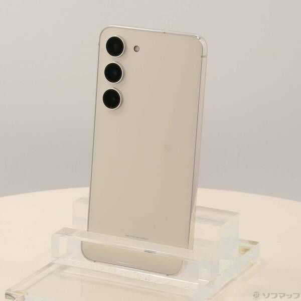 中古品〕 Galaxy S23 256GB クリーム SCG19 au SIMフリー【198