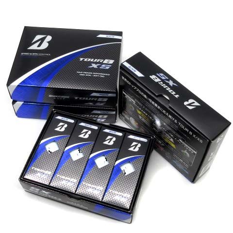 ブリヂストン ブリジストン BRIDGESTONE TOUR B XS ゴルフボール ホワイト S4WXJ 2024年モデル ホワイト 4ダース セット まとめ