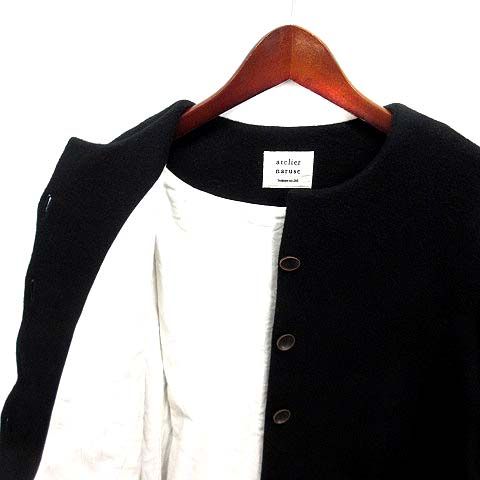 アトリエナルセ atelier naruse ウール コクーン ジャケット wool  