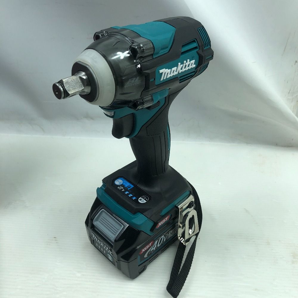 MAKITA マキタ 締め付け工具 インパクトレンチ S 充電器 充電池 ケース付 コードレス式 40 v ブルー