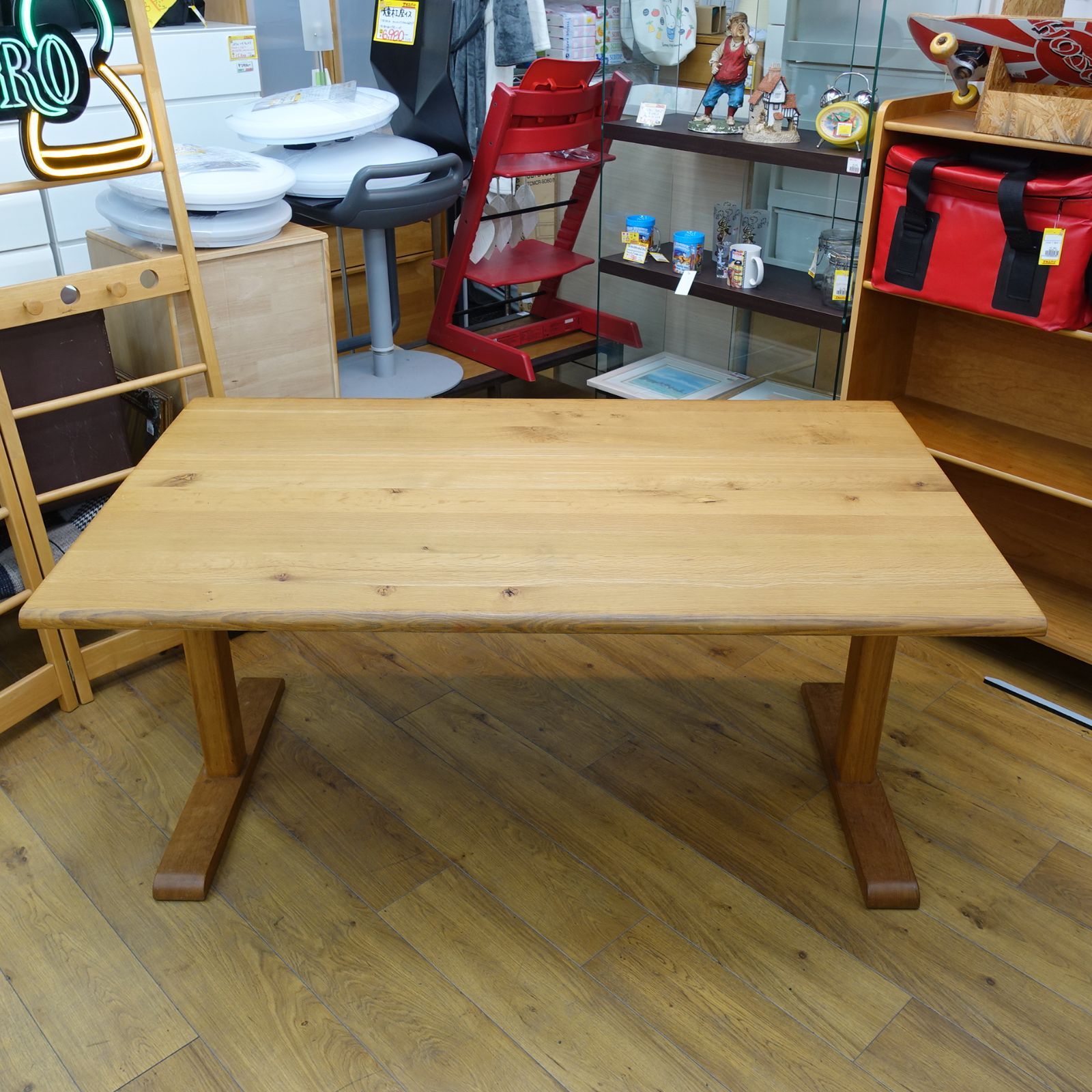 本州 み 飛騨産業 キツツキ 森のことばシリーズ ダイニングテーブル ホワイトオーク CZ 313 WP エキスパー