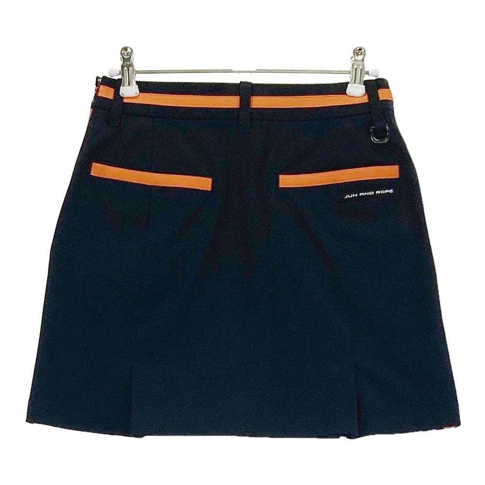 サイズ：XS JUN&ROPE ジュン アンド ロペ ストレッチスカート ネイビー