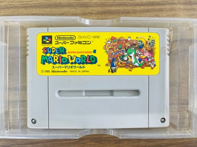 スーパーマリオワールド SHVC-MW スーパーファミコン カセット ソフト SUPER MARIO WORLD スーファミ 箱 説明書 515154